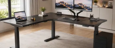 How to Choose the Best L-Shaped Height Adjustable Desk for a Home Office