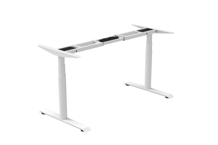Height Adjustable Round Leg Desk